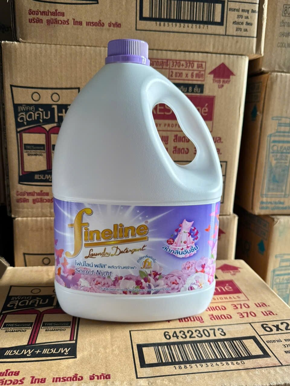 Nước giặt fineline thái lan 3lit màu tím plus mẫu mới