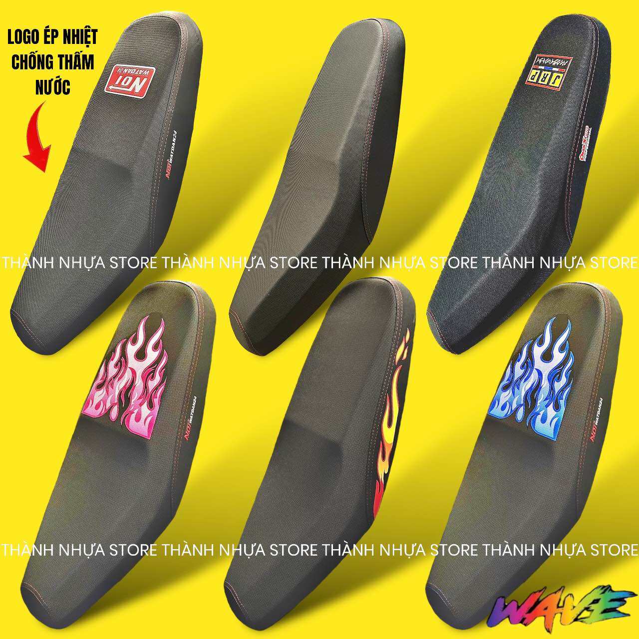 Yên 2 tầng Wave A110 - A50/A100/S100/Rs - Wave nhỏ Alpha/Zx - Thái 110/100/110S