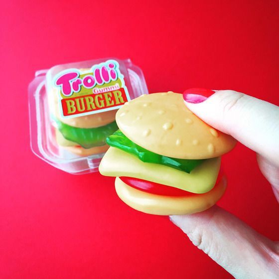Kẹo dẻo trolli burger xxl 50gram