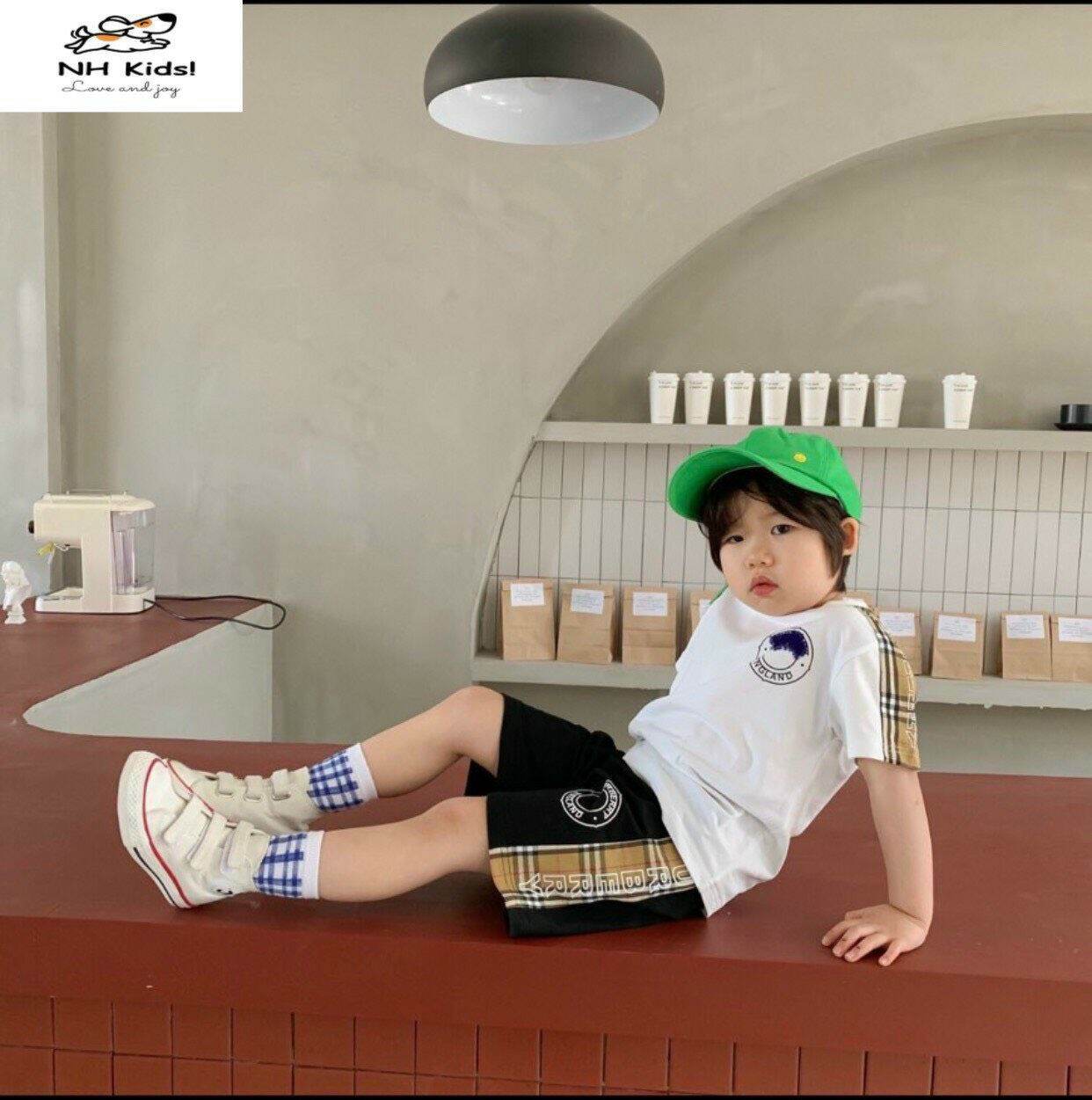 Bộ Burberry cho bé trai
