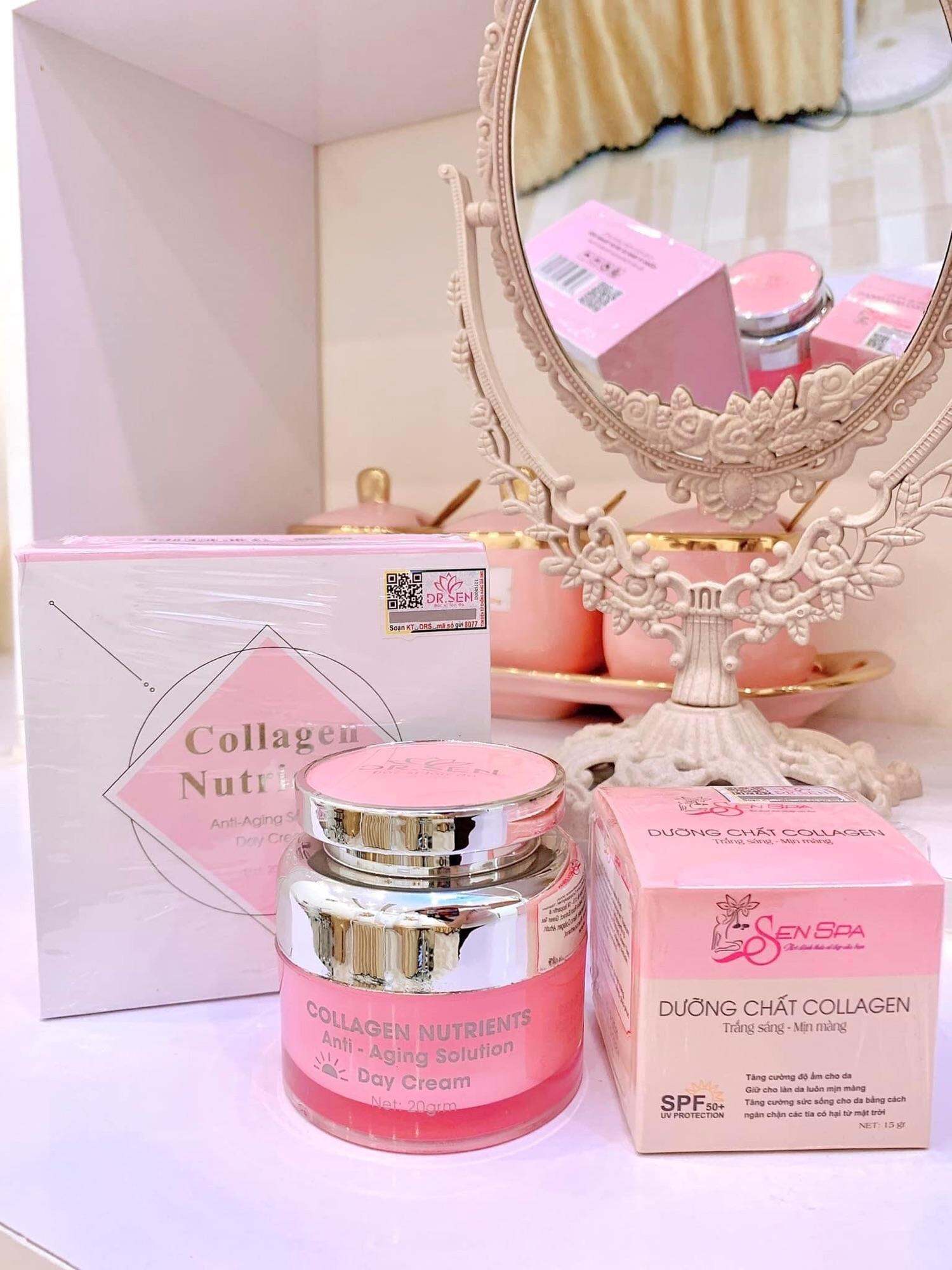 Combo dưỡng da ngày- đêm dr sen (kem ngày :20gr,kem đêm :20gr)