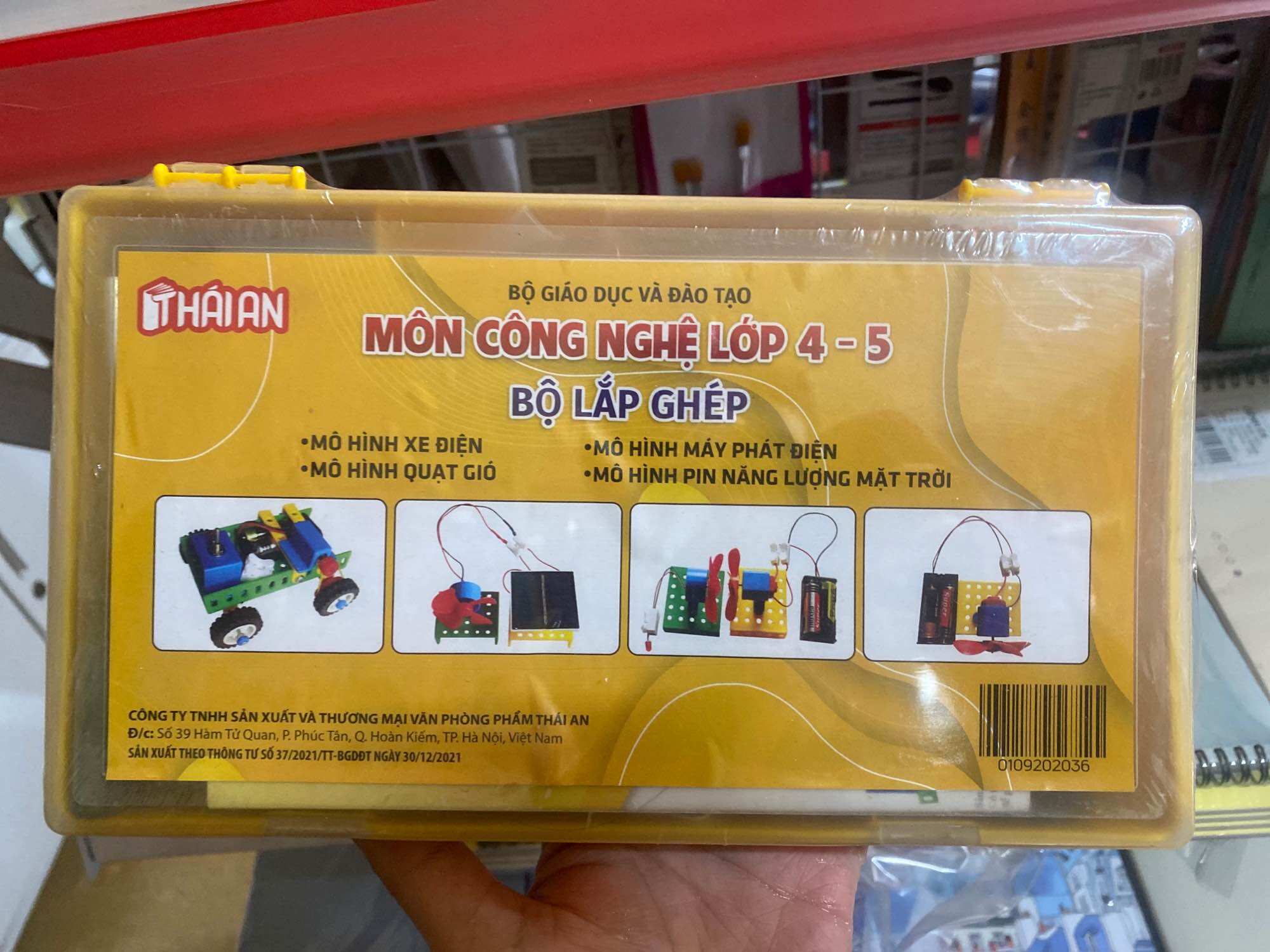 Bộ lắp ghép mô hình kỹ thuật  lớp 4&5