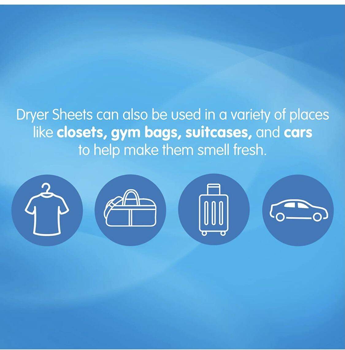 Giấy thơm quần áo Snuggle Blue Sparkle Farbic Softener Dryer Sheets 160 tờ hàng Mỹ (USA)