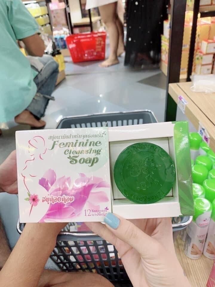 Xà phòng thơm và làm hồng vùng kín feminine cleasing soap thái lan