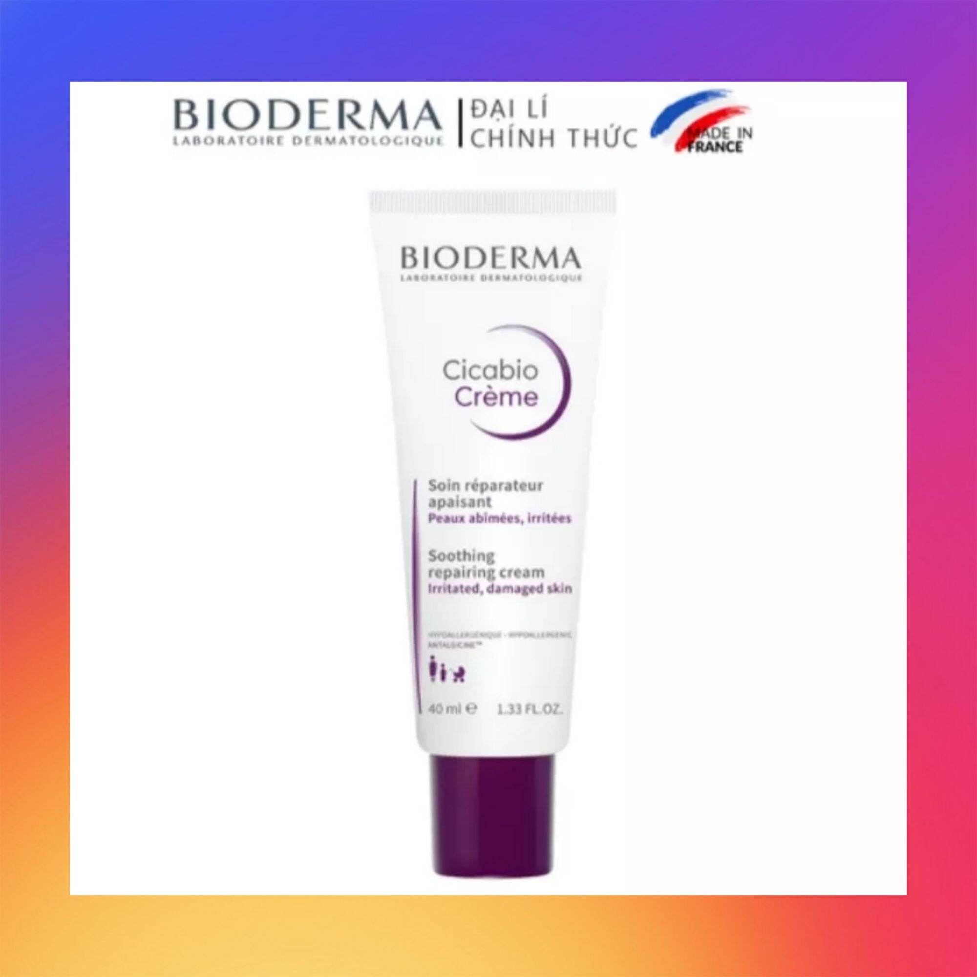 [Hcm][ Freeship Max ] Kem Dưỡng Bioderma Hỗ Trợ Phục Hồi Và Làm Dịu Da 40Ml Cicabio Creme