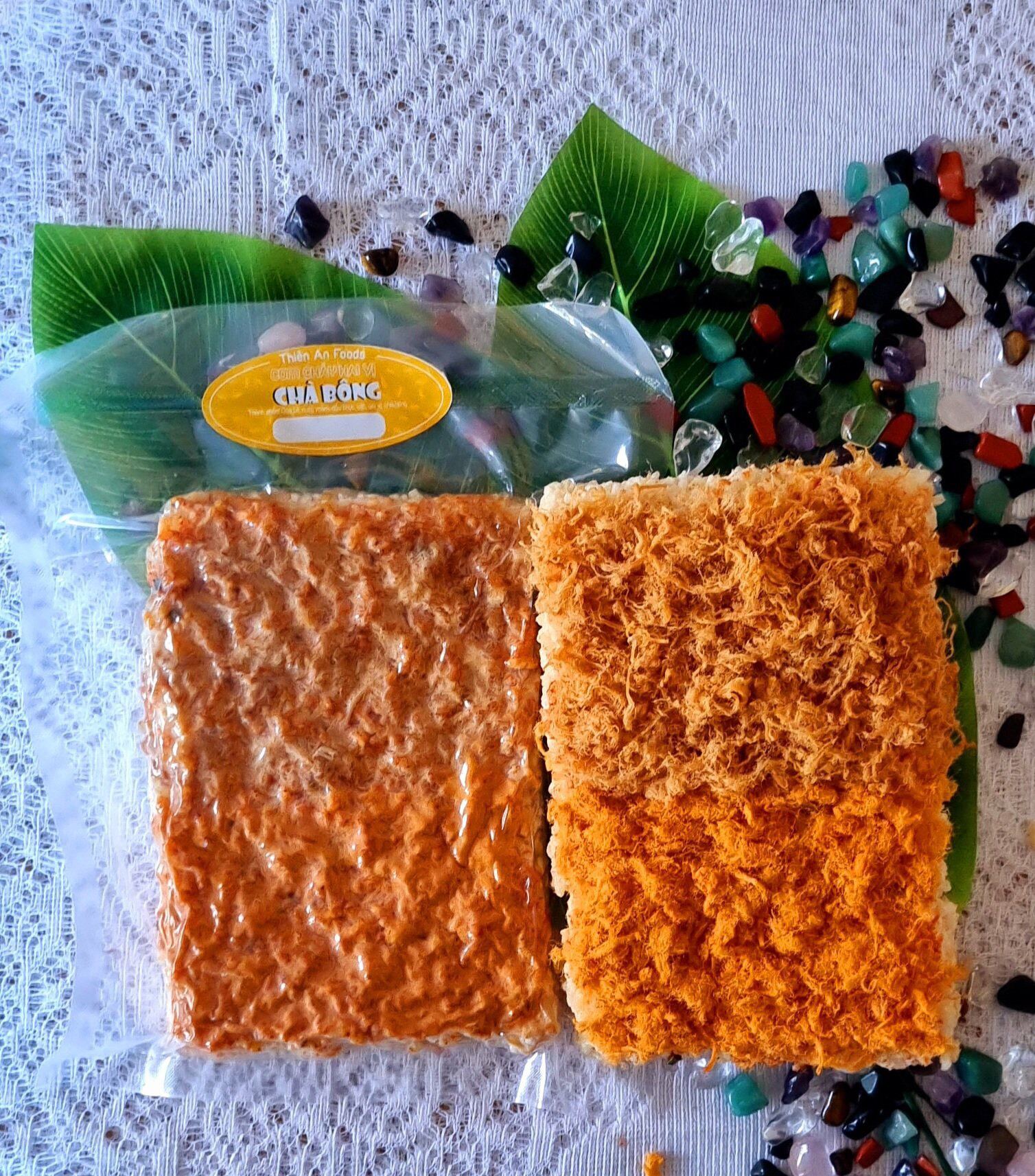 Cơm cháy mix 2 vị chà bông - trứng muối siêu ngon gói 130gr