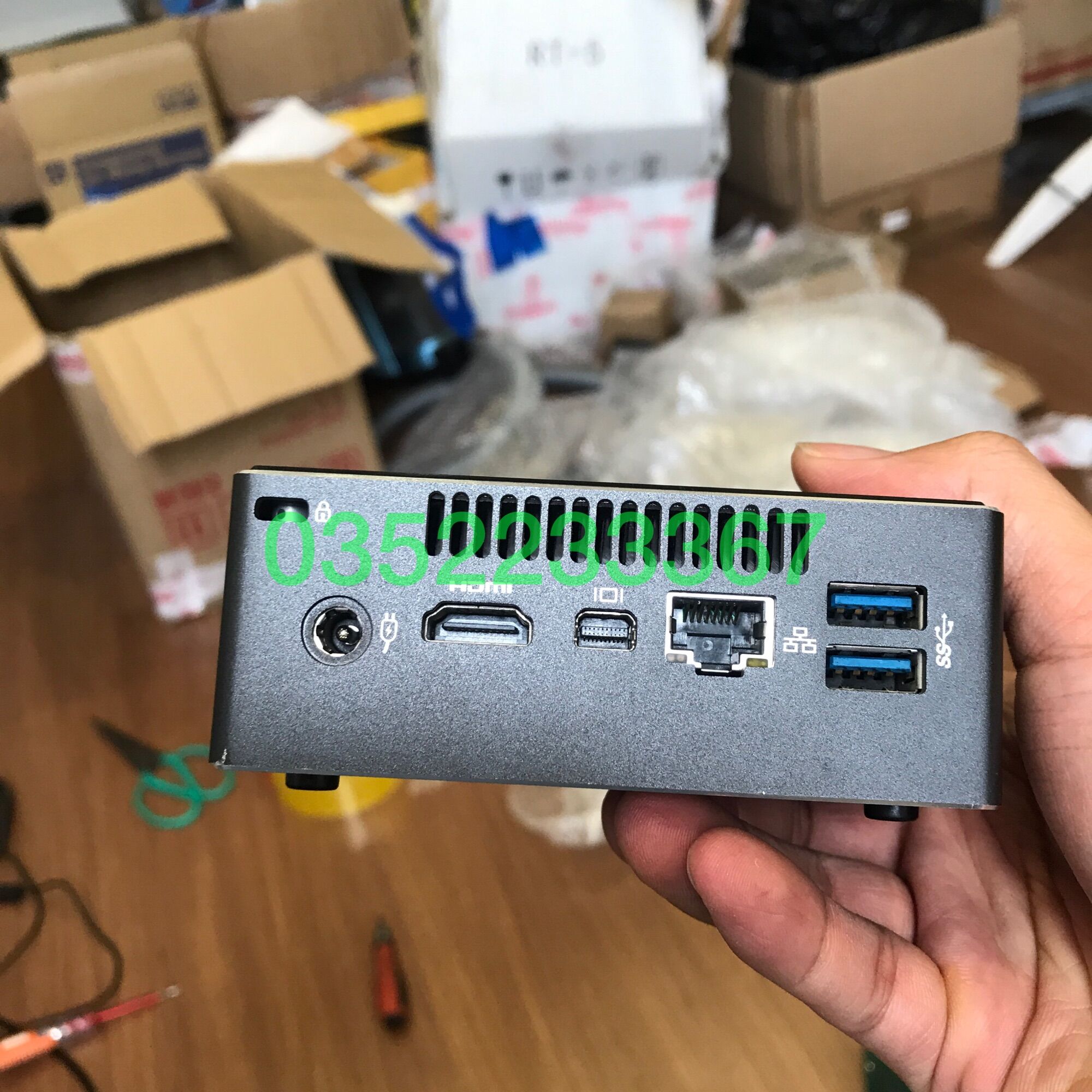 Máy tính mini NUC, pc mini Gigabyte Core i7-4500U, Ram 4G, SSD 120G