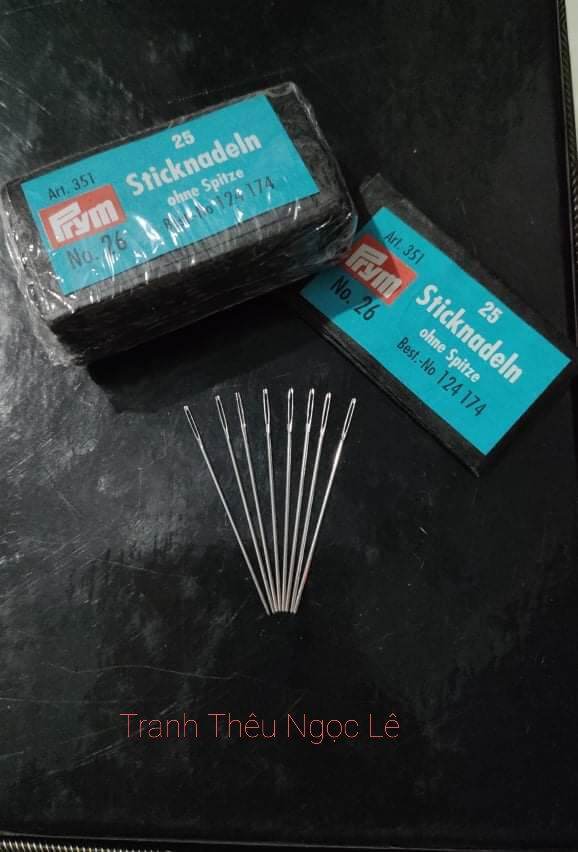 set 5 kim đức thêu tranh thêu chữ thập