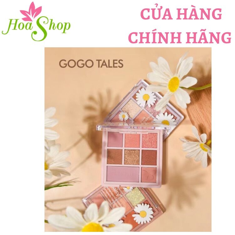 Phấn mắt nhũ lì 8 ô màu gogotales daisy cúc họa mi gt181