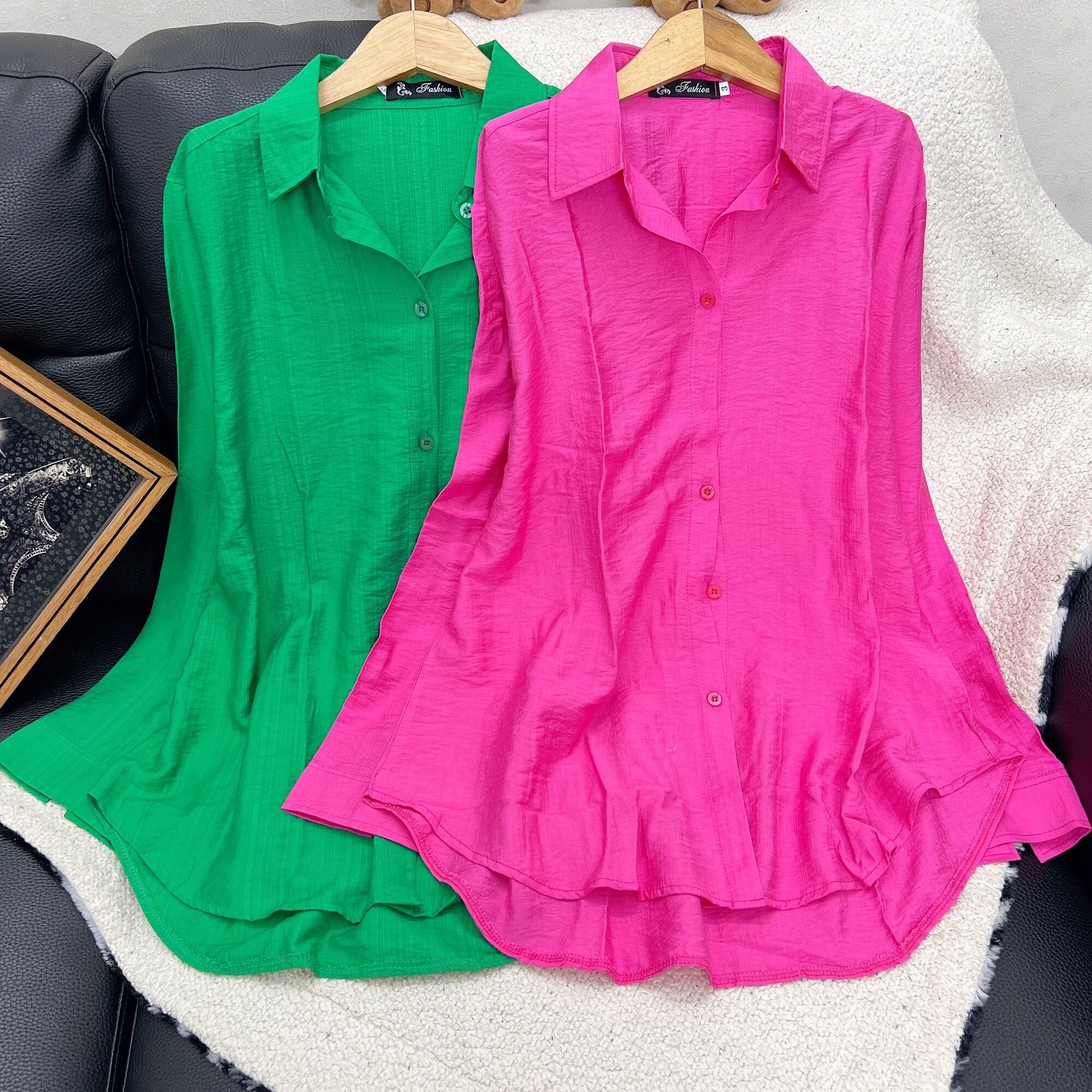 ÁO SƠ MI NỮ - COTTON THÁI - BIG SIZE - ĐỦ SIZE
