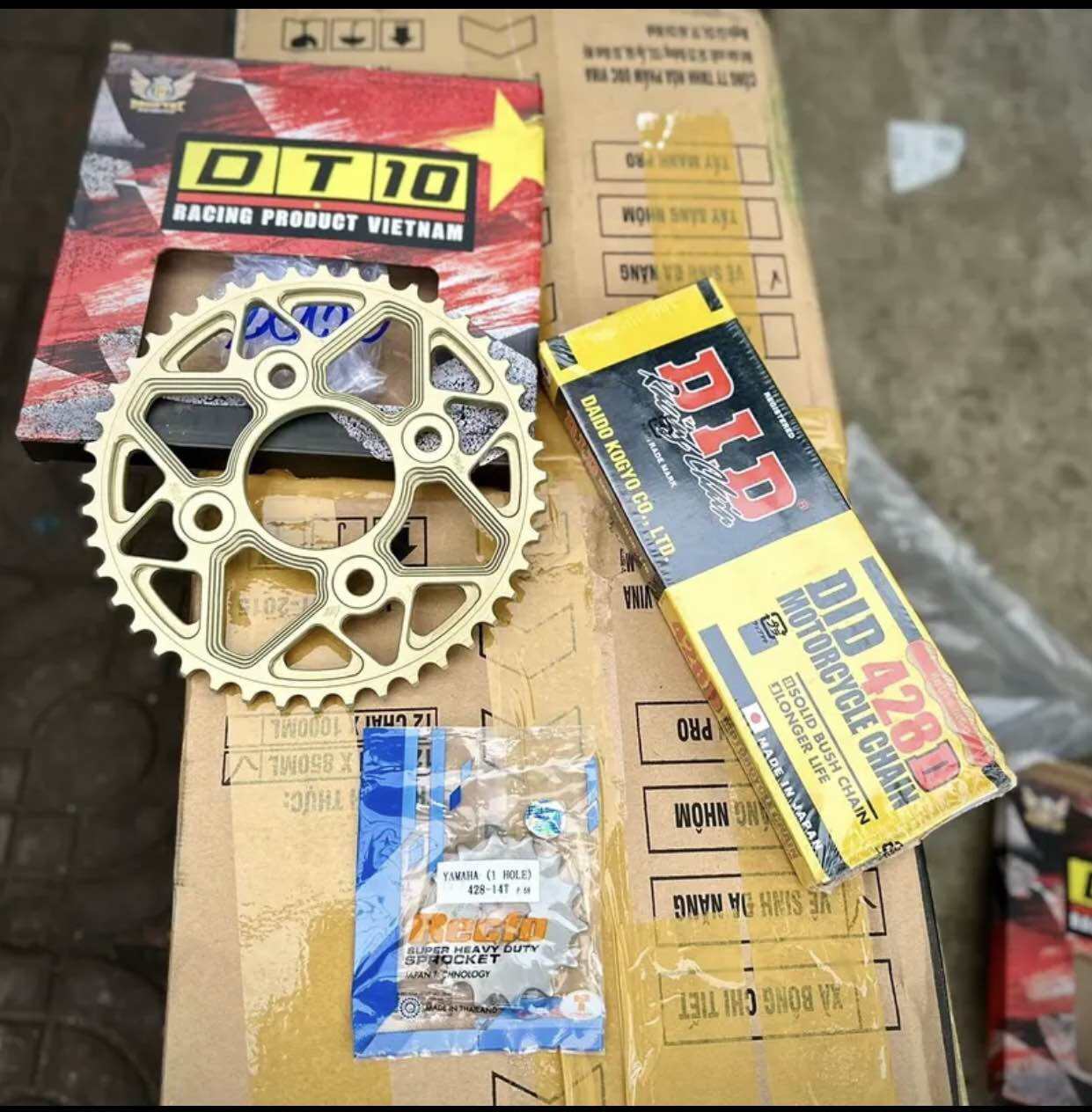 Sên Did nhật 9ly nhông recto dĩa nhôm 7075 anos