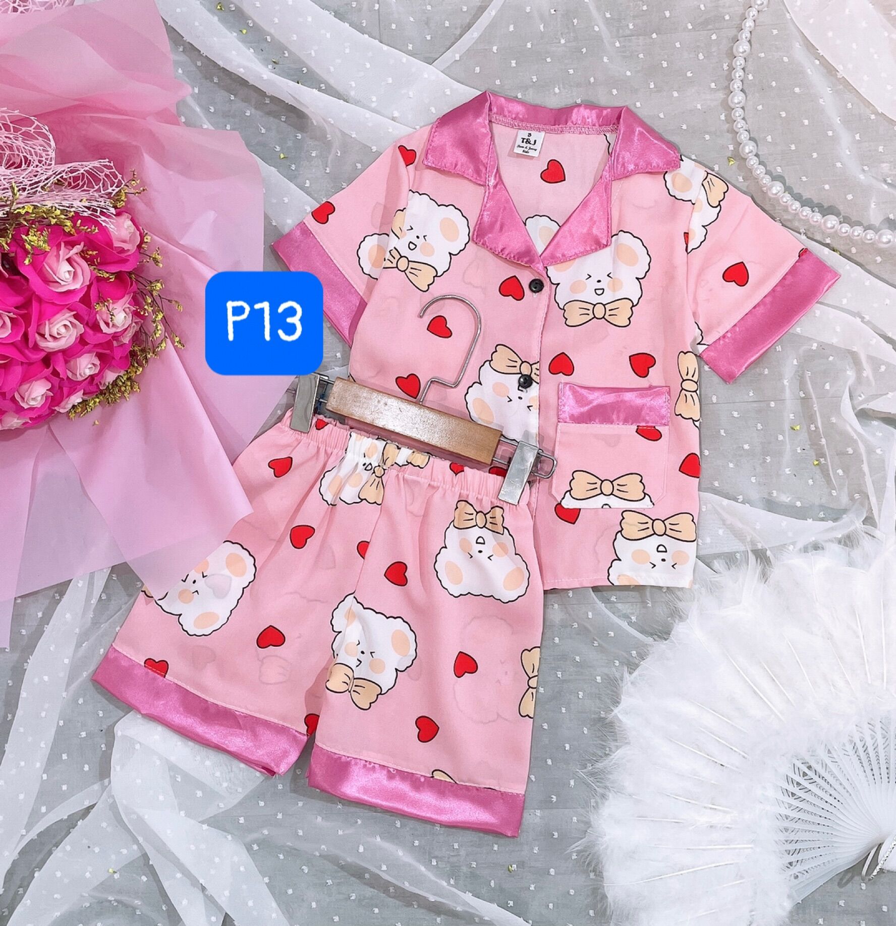 bộ pizama cho bé 22-33kg
