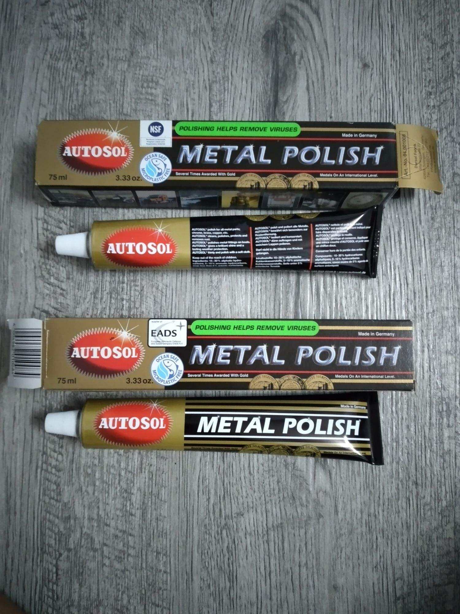 1 tuýp kem 75ml chùi bóng lư đồng, inox...made in germany