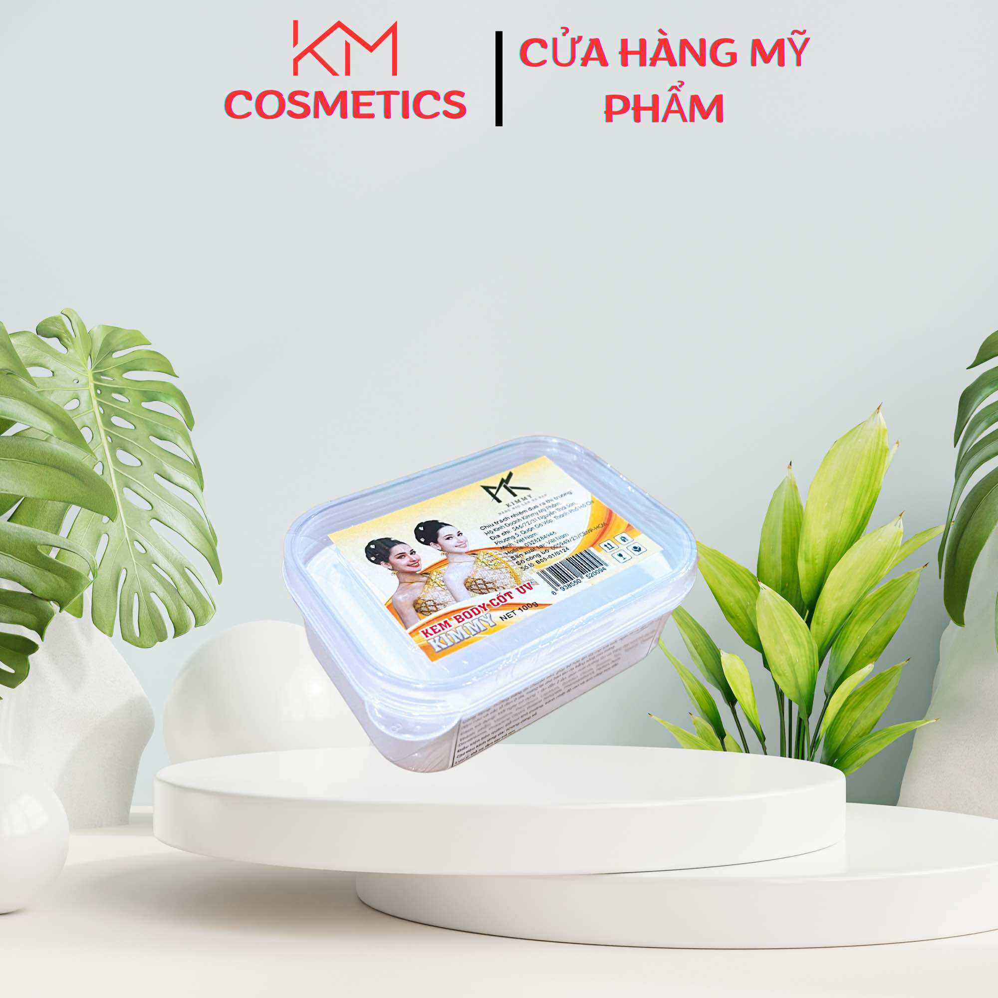 LẺ hộp 100g kem body cốt uv kimmy
