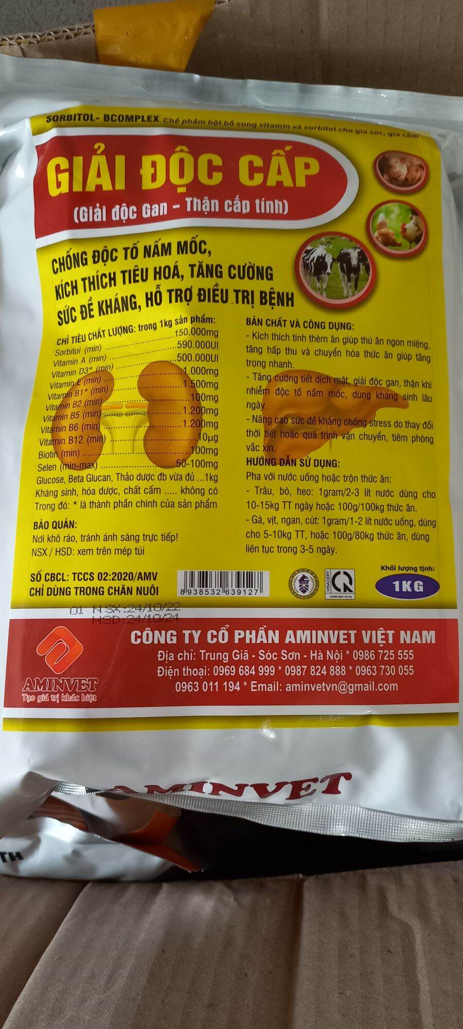 Giải độc gan - thận cấp tính 1kg