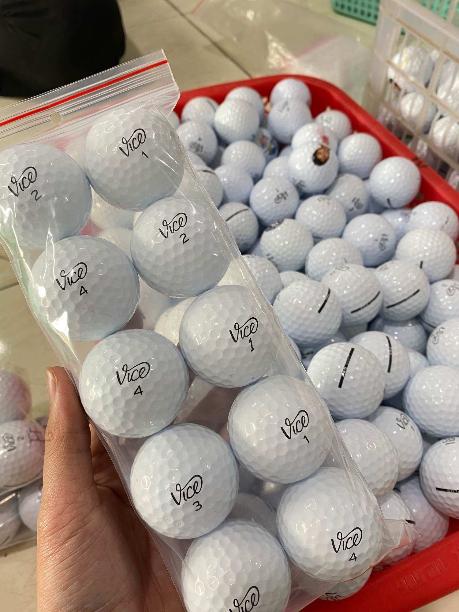 (Combo 10 quả) Bóng Golf Vice Pro-Pro Plus 98%