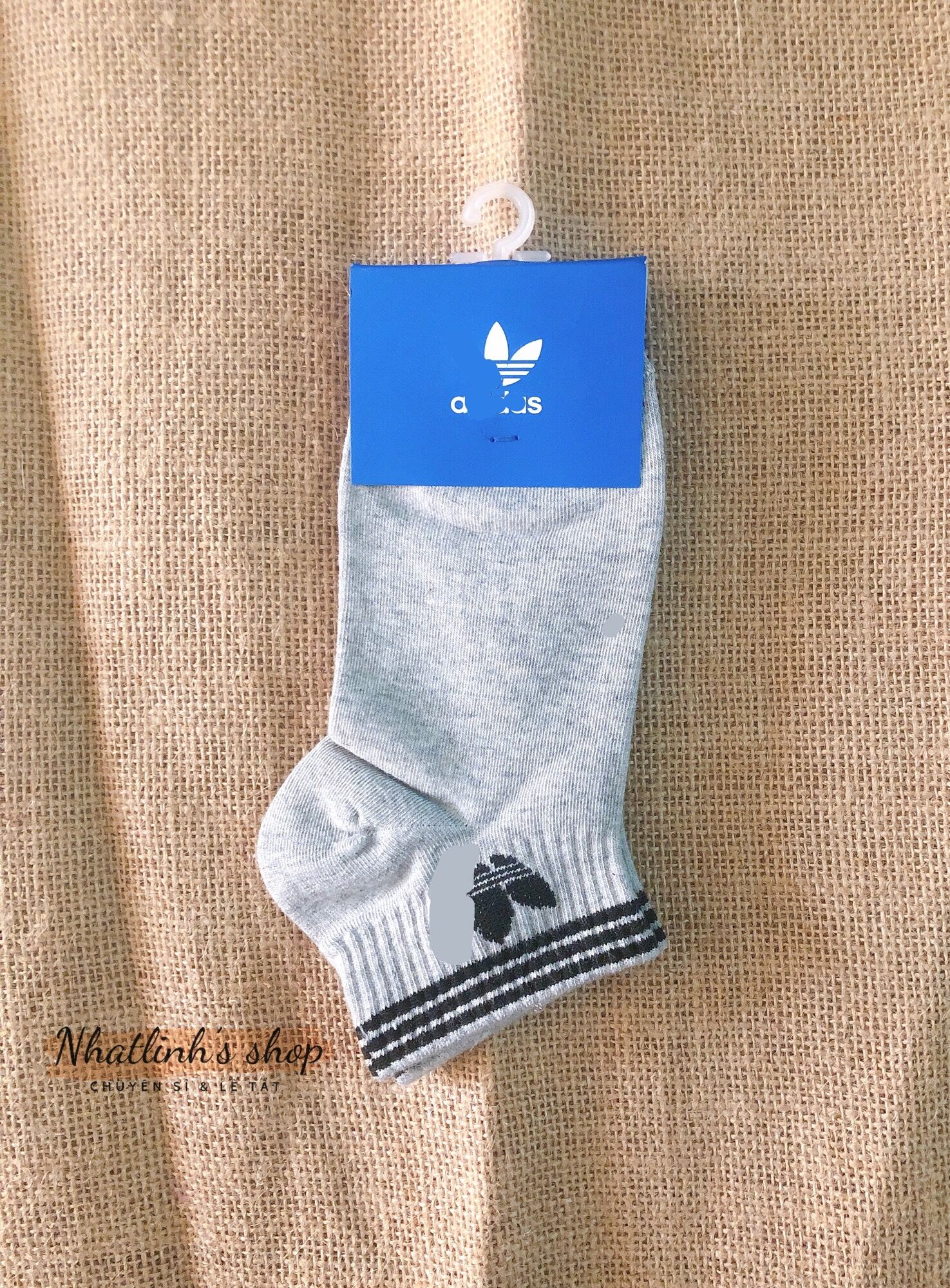 tất (vớ) adi.das cổ ngắn unisex