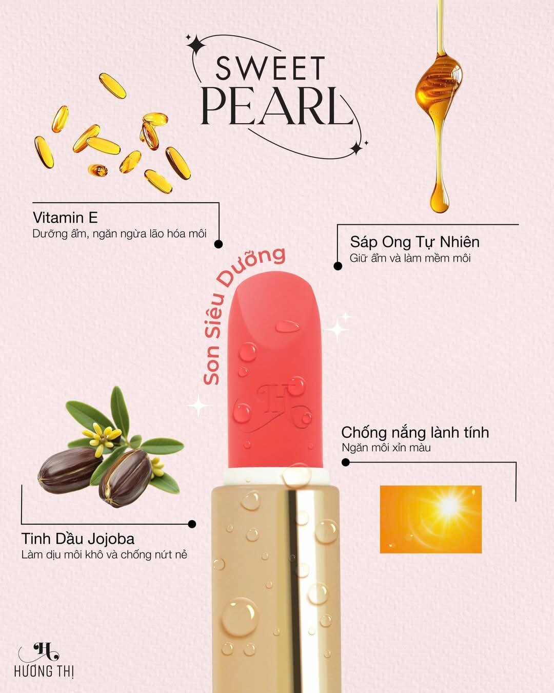 Son dưỡng môi không phai Elyza - Hương Thị