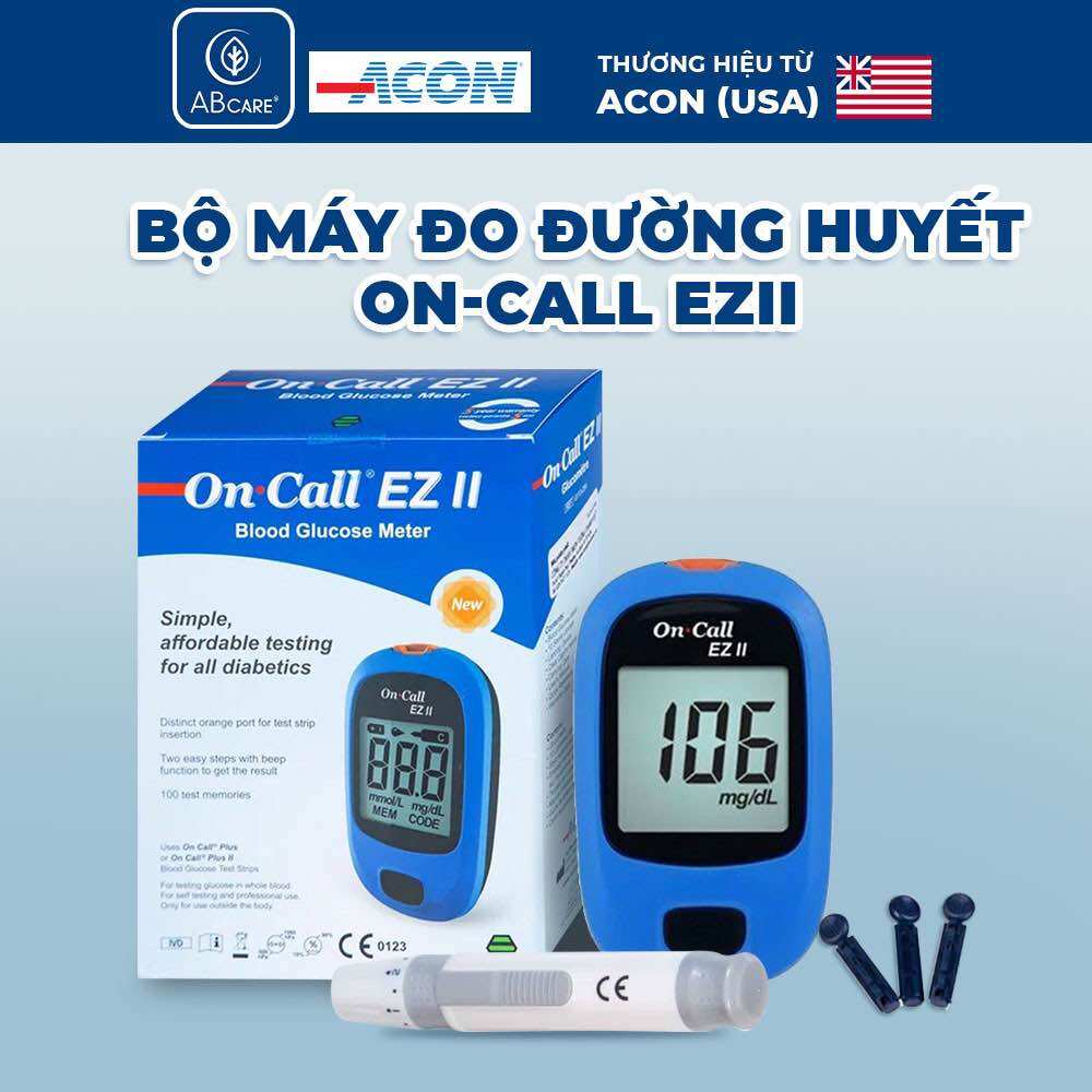 Máy đo đường huyết acon oncall ez ii | on call ez ii