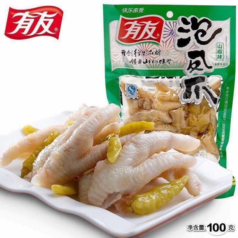 CHÂN GÀ CAY YUYU❤️210GR❤️SIÊU TO❤️