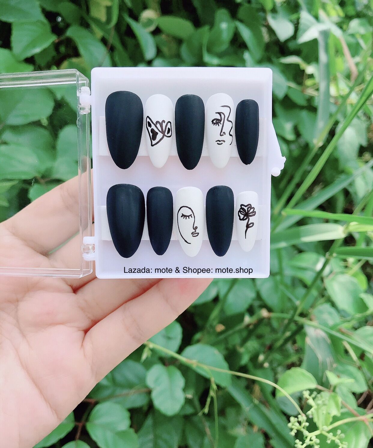 [HCM]-Móng tay úp-Móng úp nails thiết kế - tặng keo và dũa