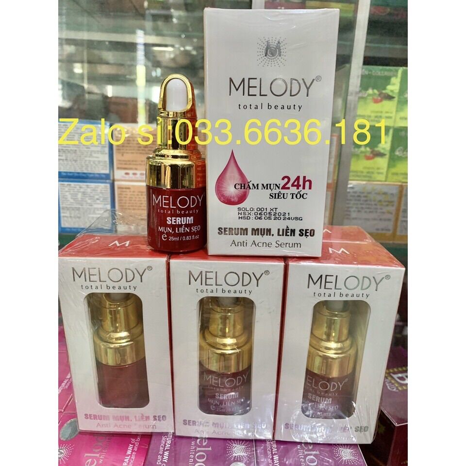 Serum mụn liền sẹo melody chai 25ml