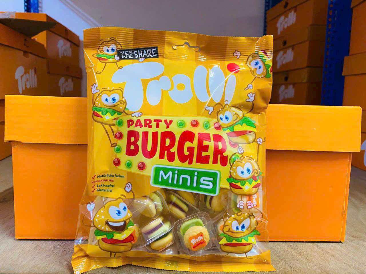 Kẹo dẻo Trolli Burger nhập khẩu Đức