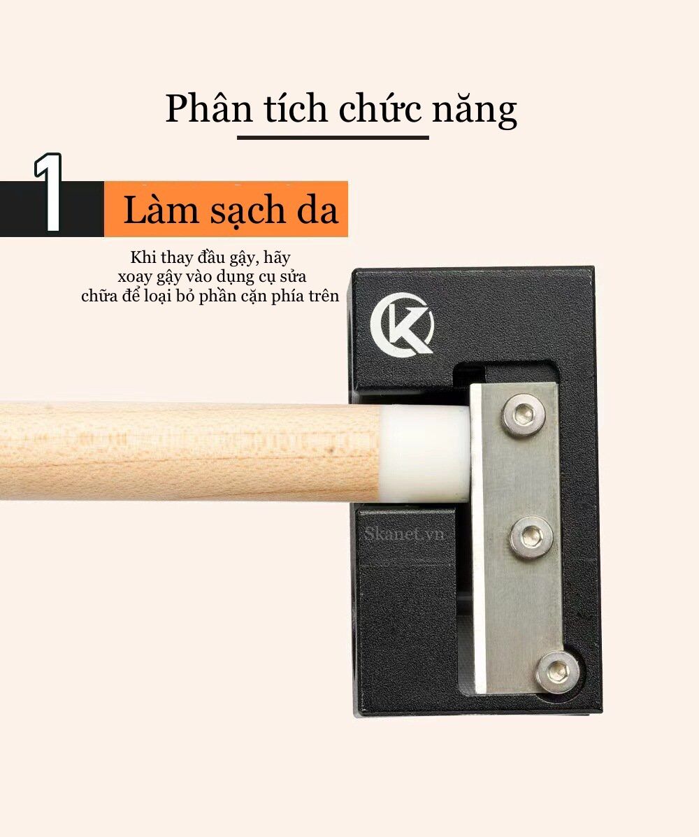 Gọt Đầu Cơ Bida - Đa Chức Năng (7 in 1)