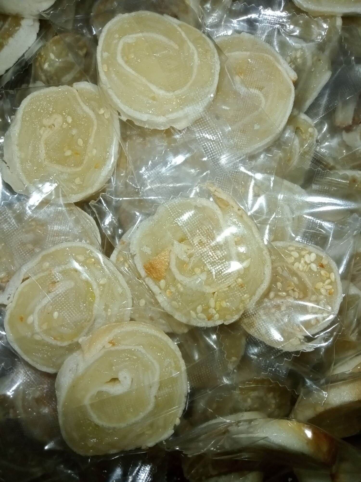 100g kẹo dừa non cuộn bánh tráng