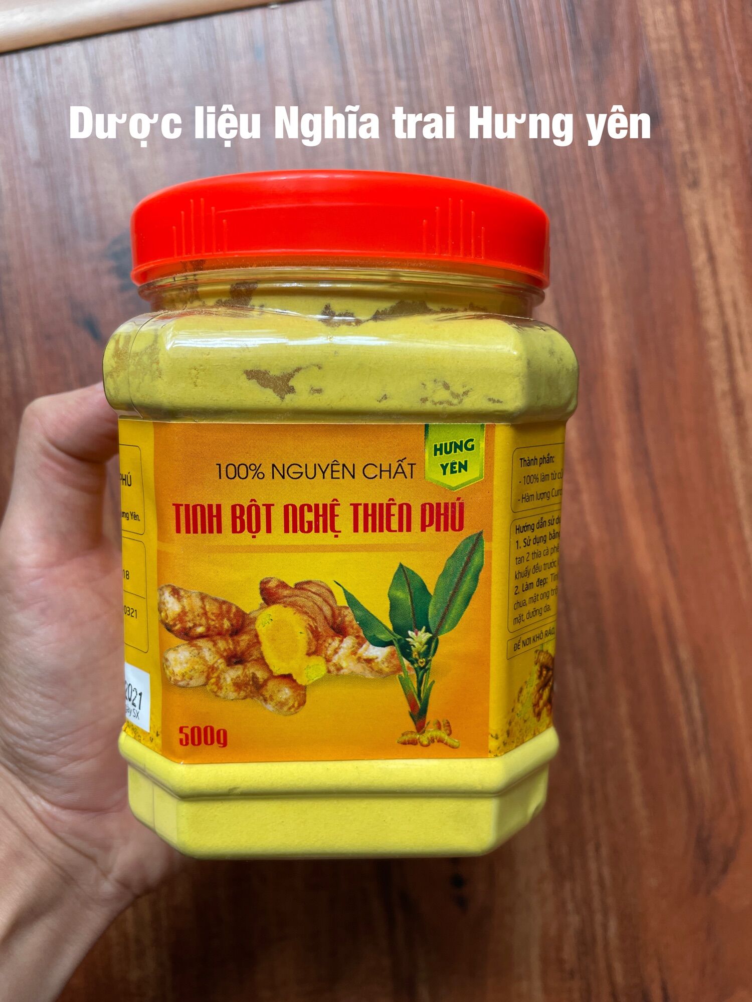 1kg Tinh bột nghệ nguyên chất nhà làm. Làng Dược liệu Nghĩa trai Hưng yên