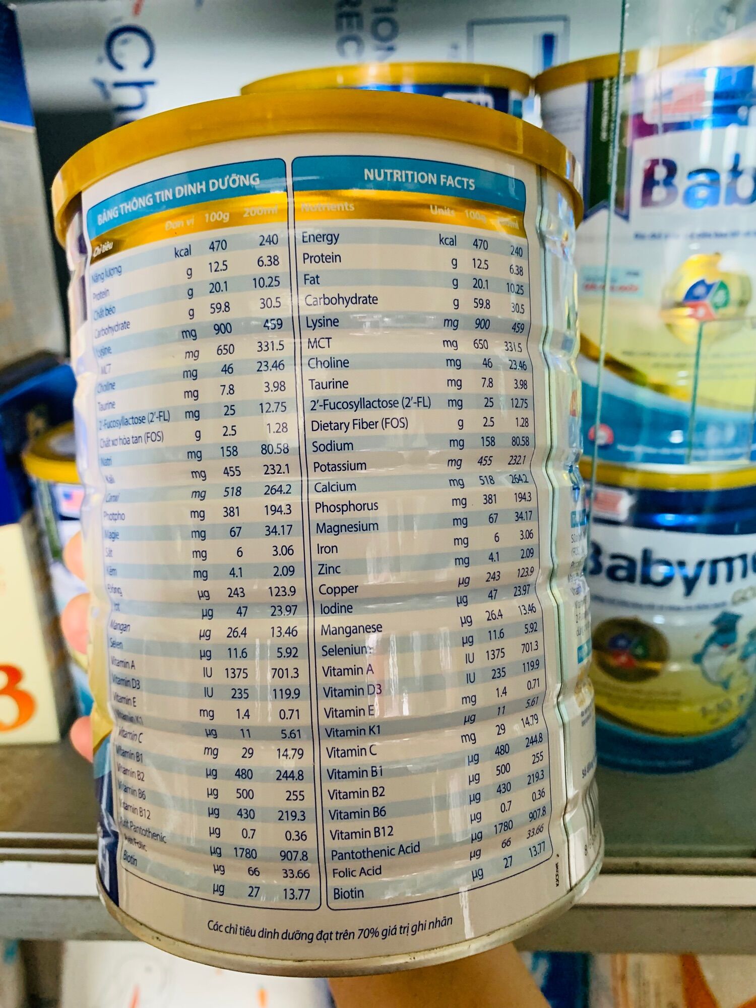 SỮA BABYME GOLD 900g