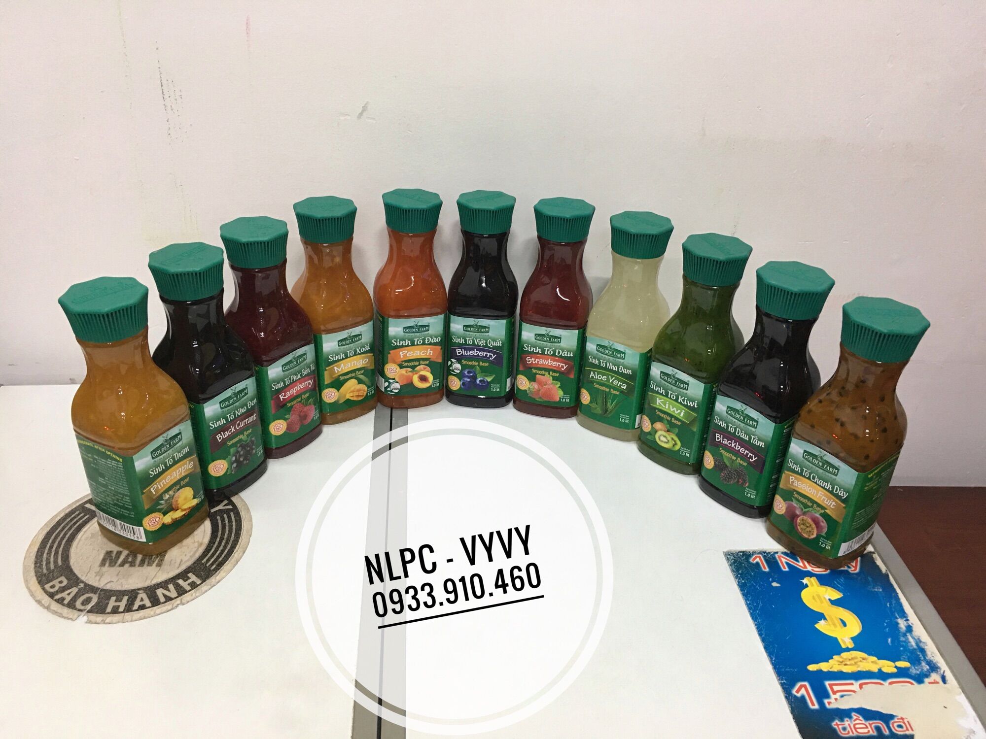 Sinh tố golden farm đủ mùi - 1l