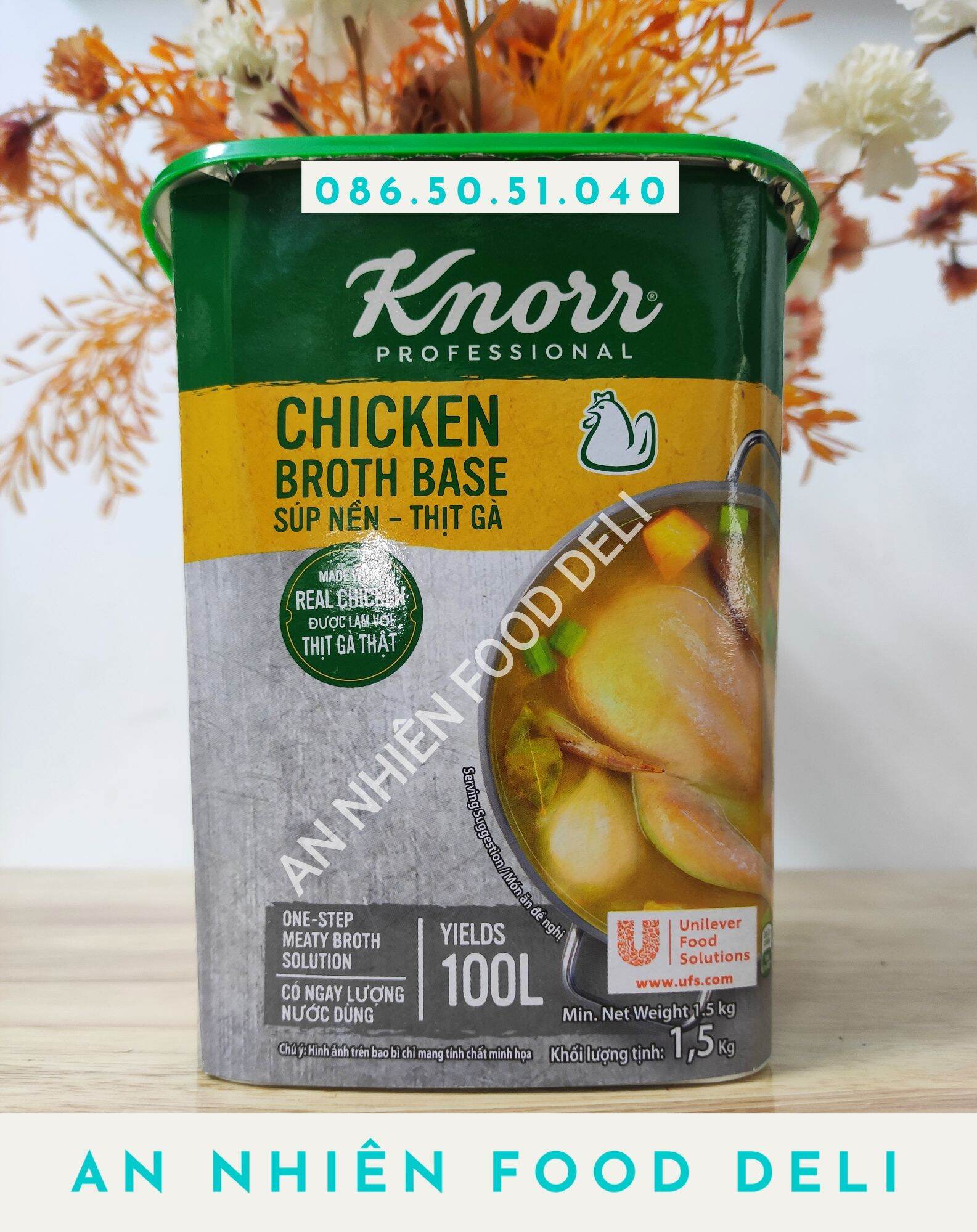 Súp Nền Thịt Bò Knorr hộp 1.5KG
