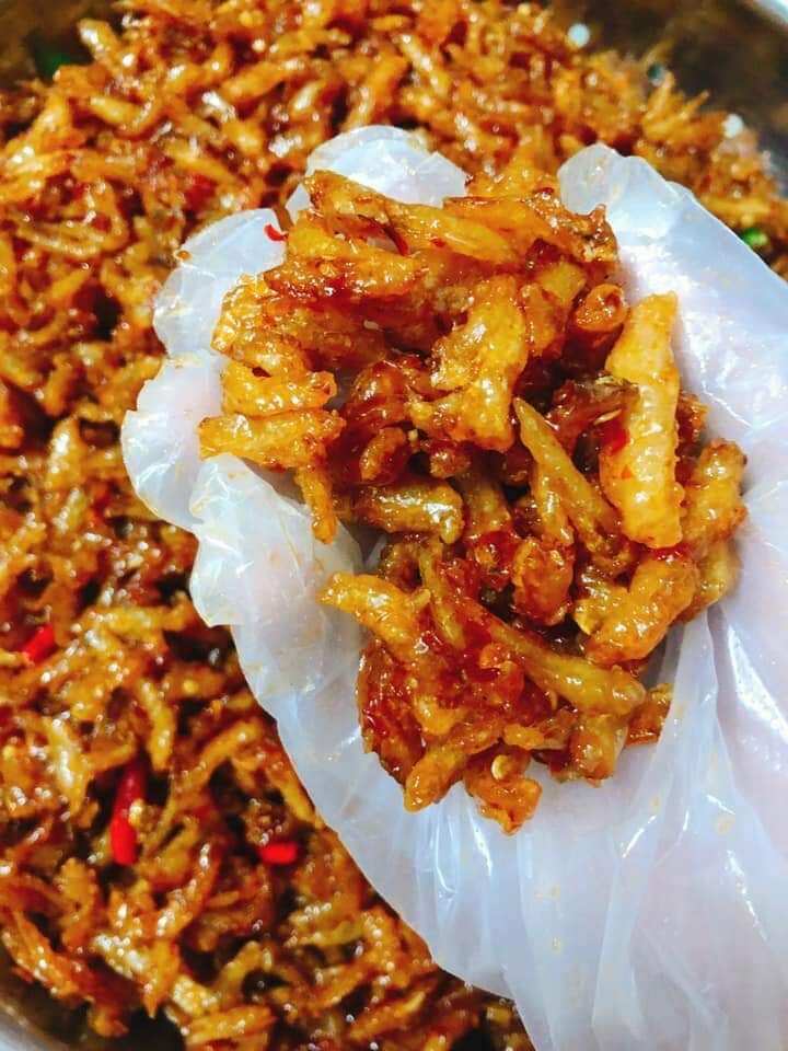 Cá cơm rim tỏi ớt - 250gr