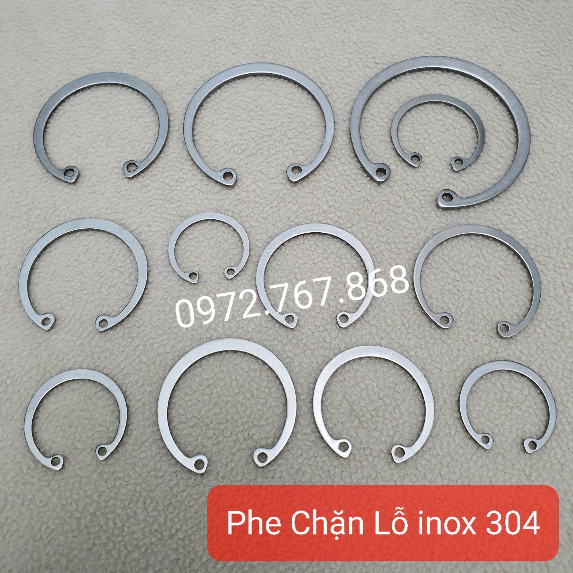 Vòng phanh chặn lỗ inox 304