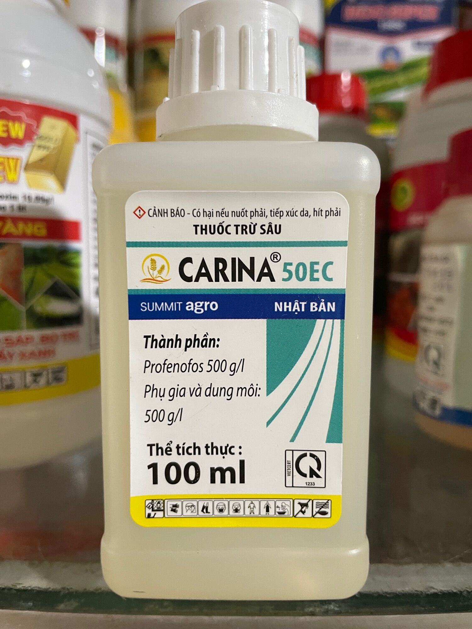 Thuốc trừ sâu CARINA 50SC Diệt sâu đục cuống, sâu đục quả, sâu vẽ bùa, bọ nhảy, bọ cánh cứng  chai 100ml  #thuốc_trừ_sâu_đục_cuống