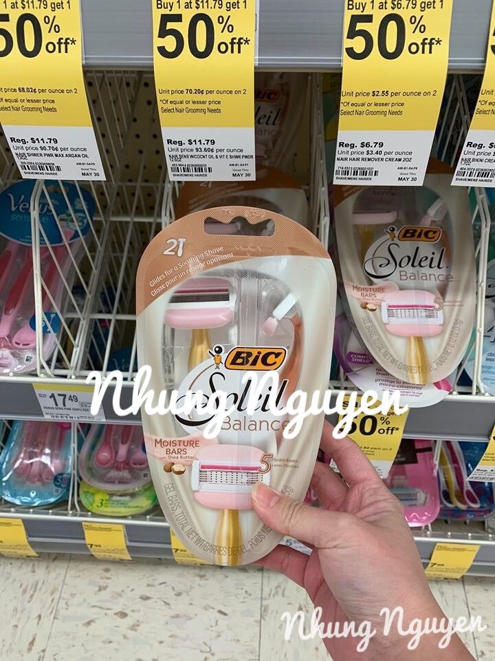 Dao cạo bơ BIC SOLEIL chuyên dành cho nữ