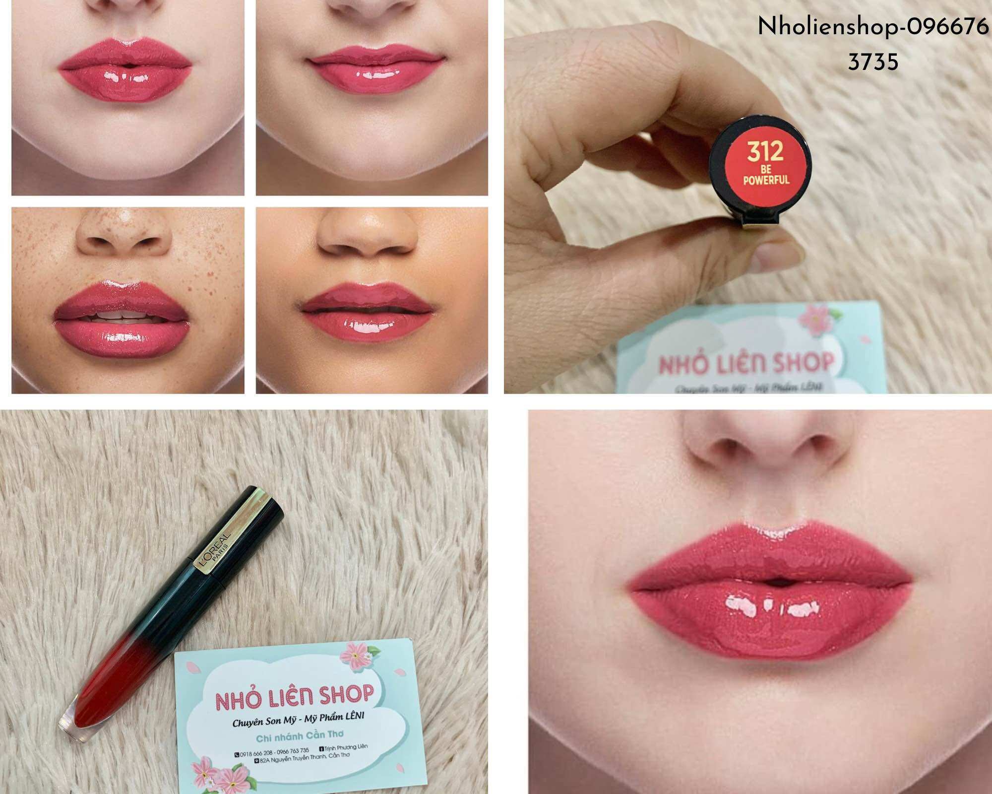 THANH LÝ SON LOREAL ROUGE SIGNATURE BRILLIANT LIP STAIN