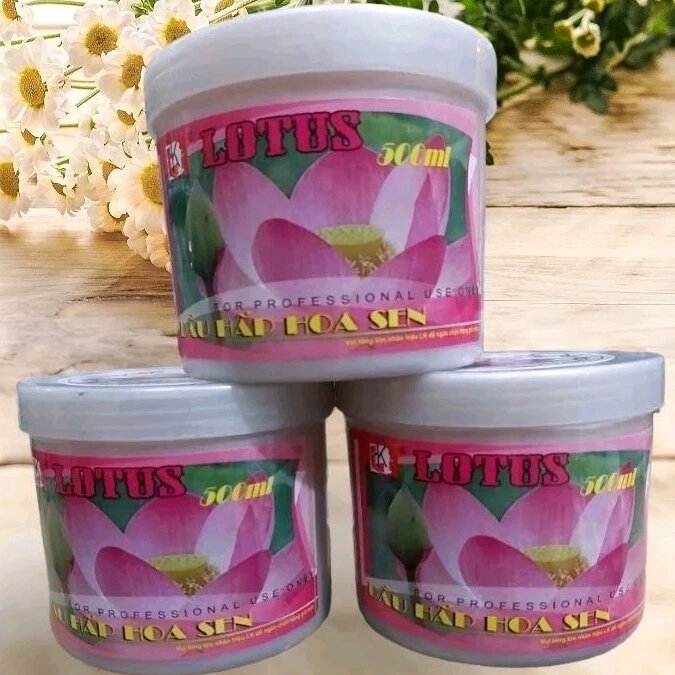 Kem ủ mượt thơm tóc hoa sen 500ml, hàng chính hãng