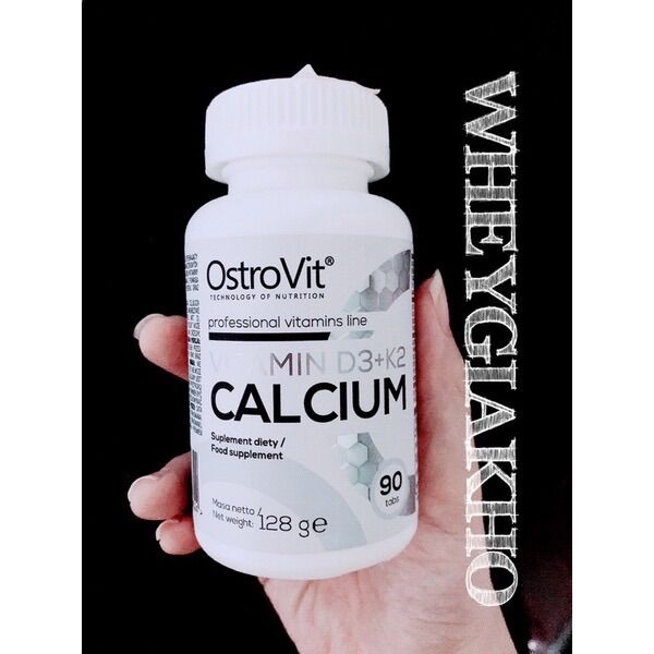 Calcium Ostrovit (Vitamin D3+K2) hỗ trợ xương khớp