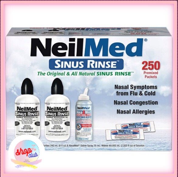 Bình rửa mũi neilmed của mỹ set