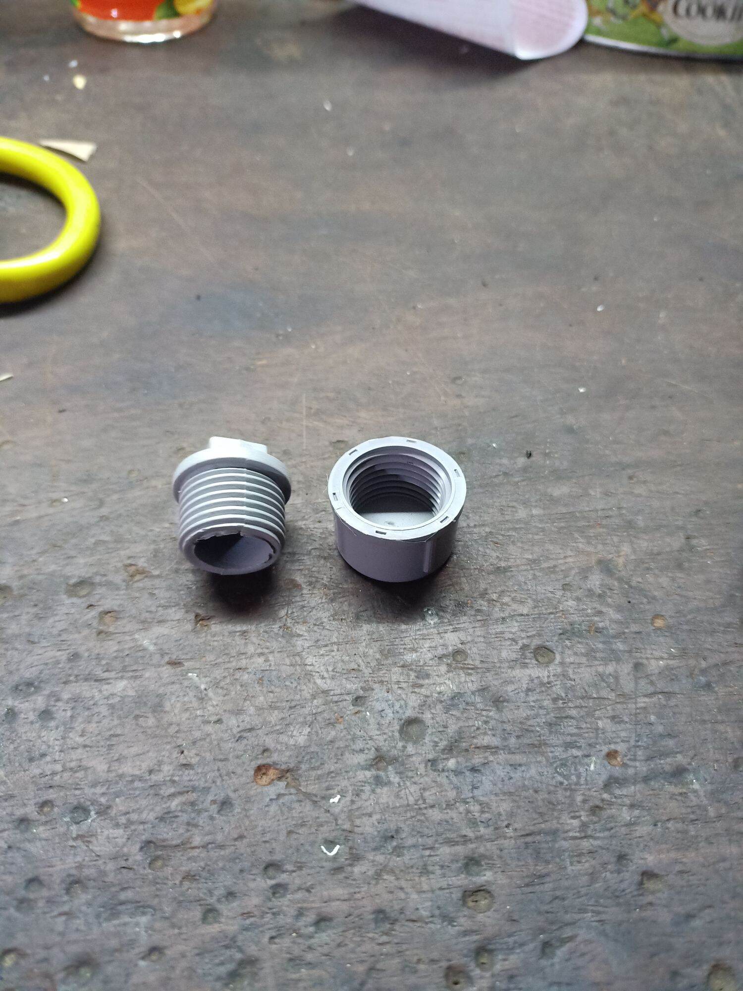 5 cái bít ống nước răng trong - răng ngoài 21 - 27