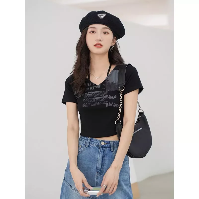 ÁO CROPTOP PHỐI DÂY CỘT CỔ ĐA DẠNG KIỂU CD18