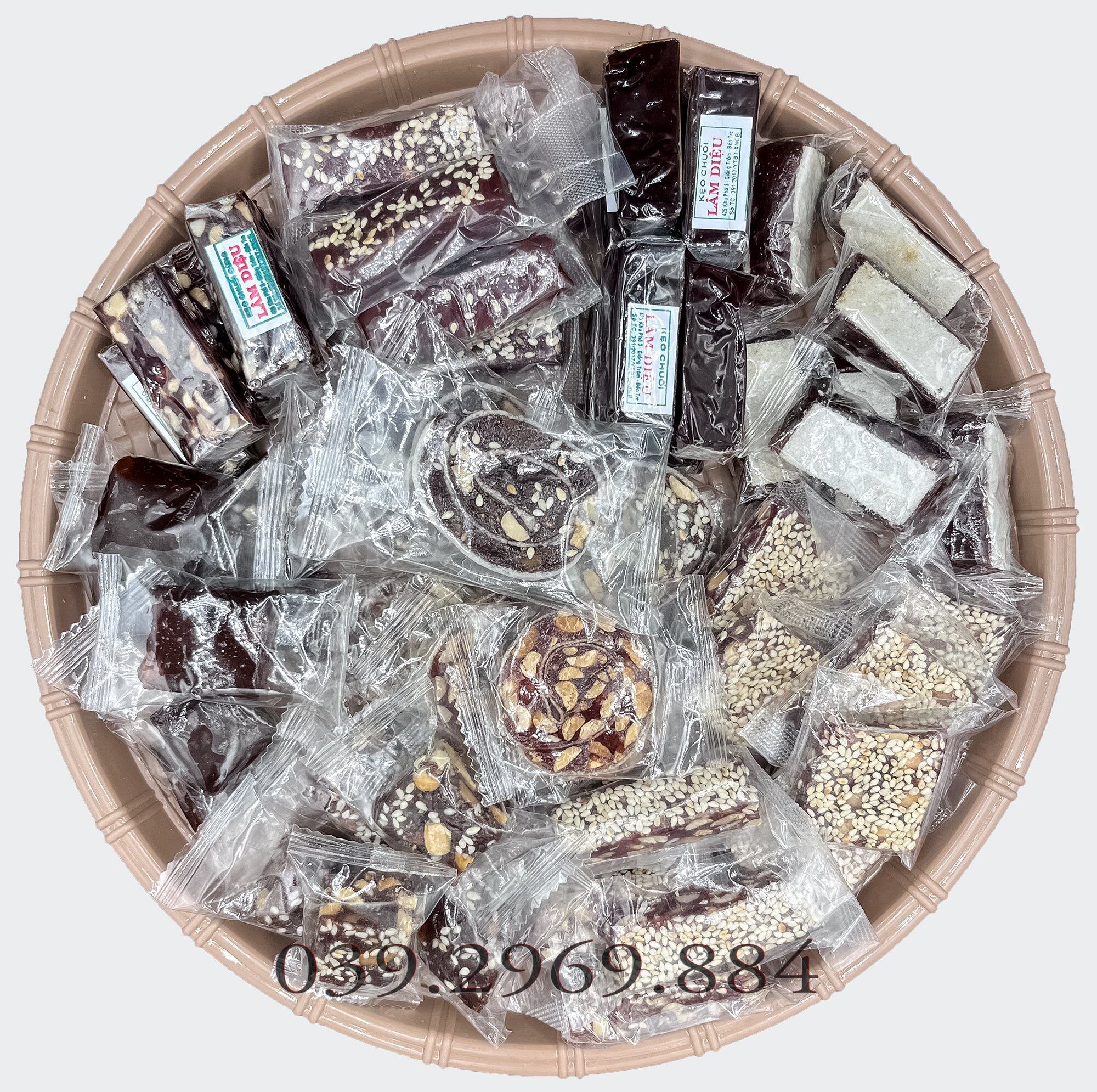 Combo kẹo chuối mix đủ loại 250g/ 500g/ 1kg