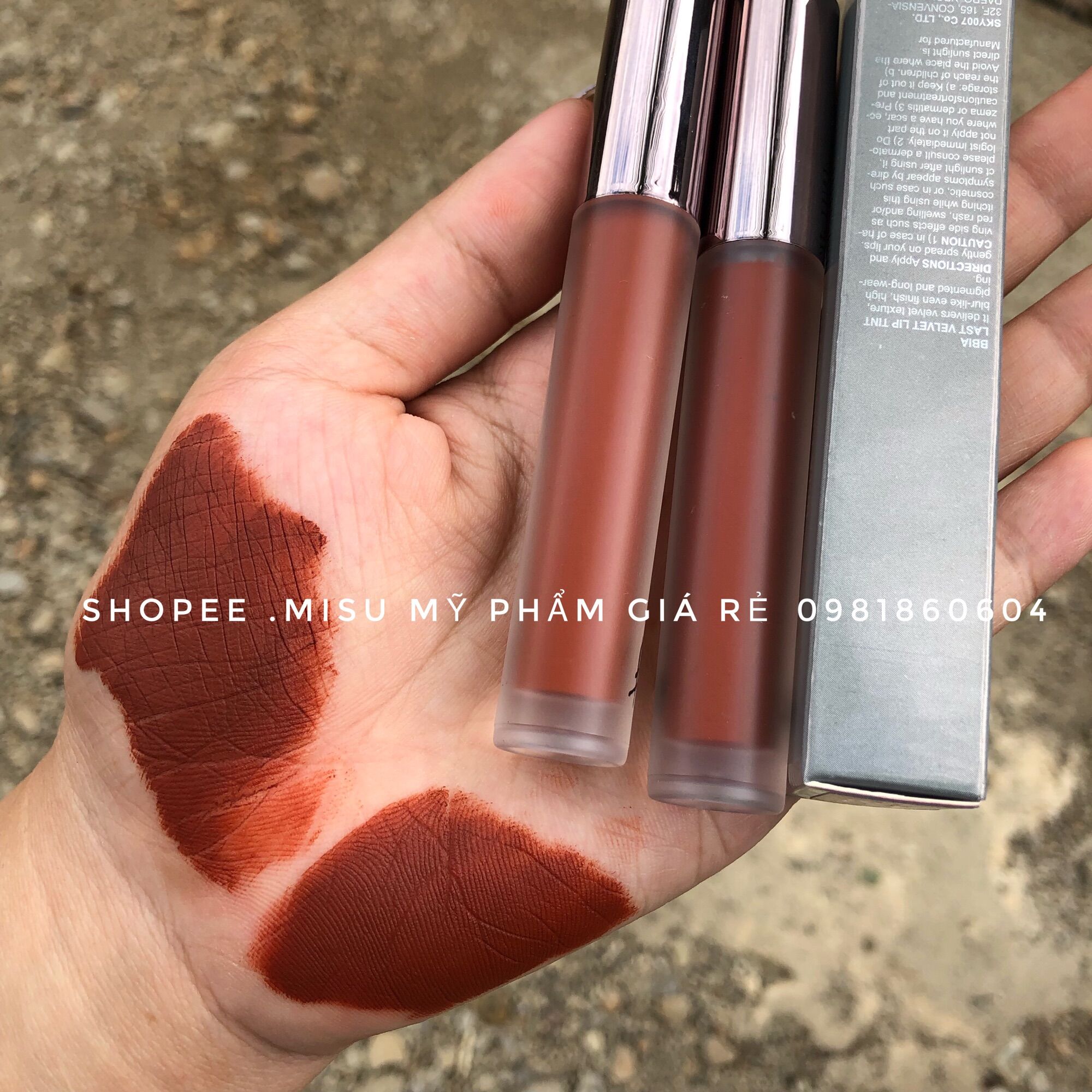 Son bbia 25 38 đỏ nâu gạch