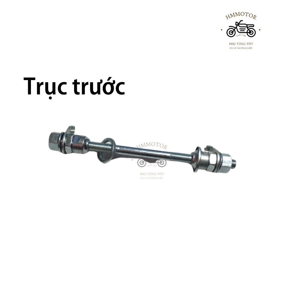 Trục xe đạp trước sau