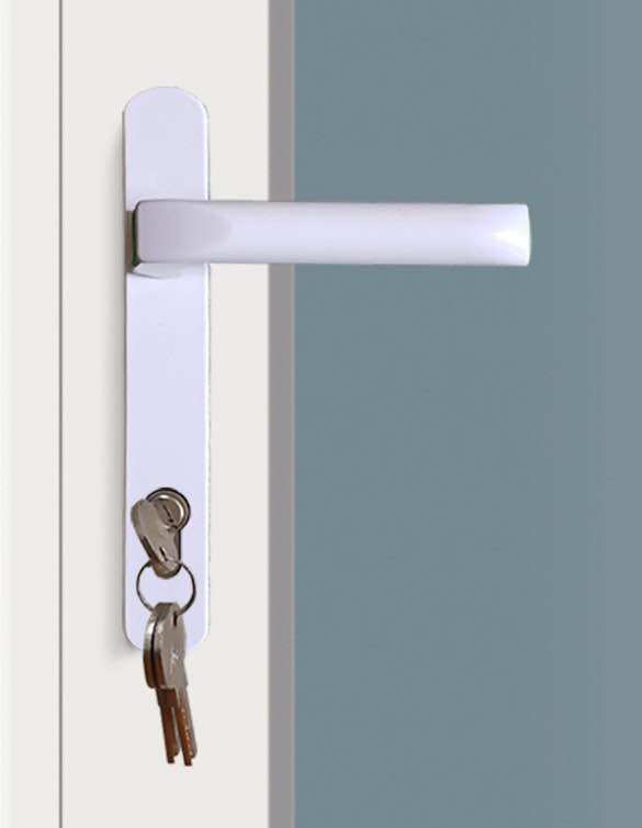 [GQ] Bộ khoá đa điểm lẫy gà 2100 - cửa nhựa lõi thép