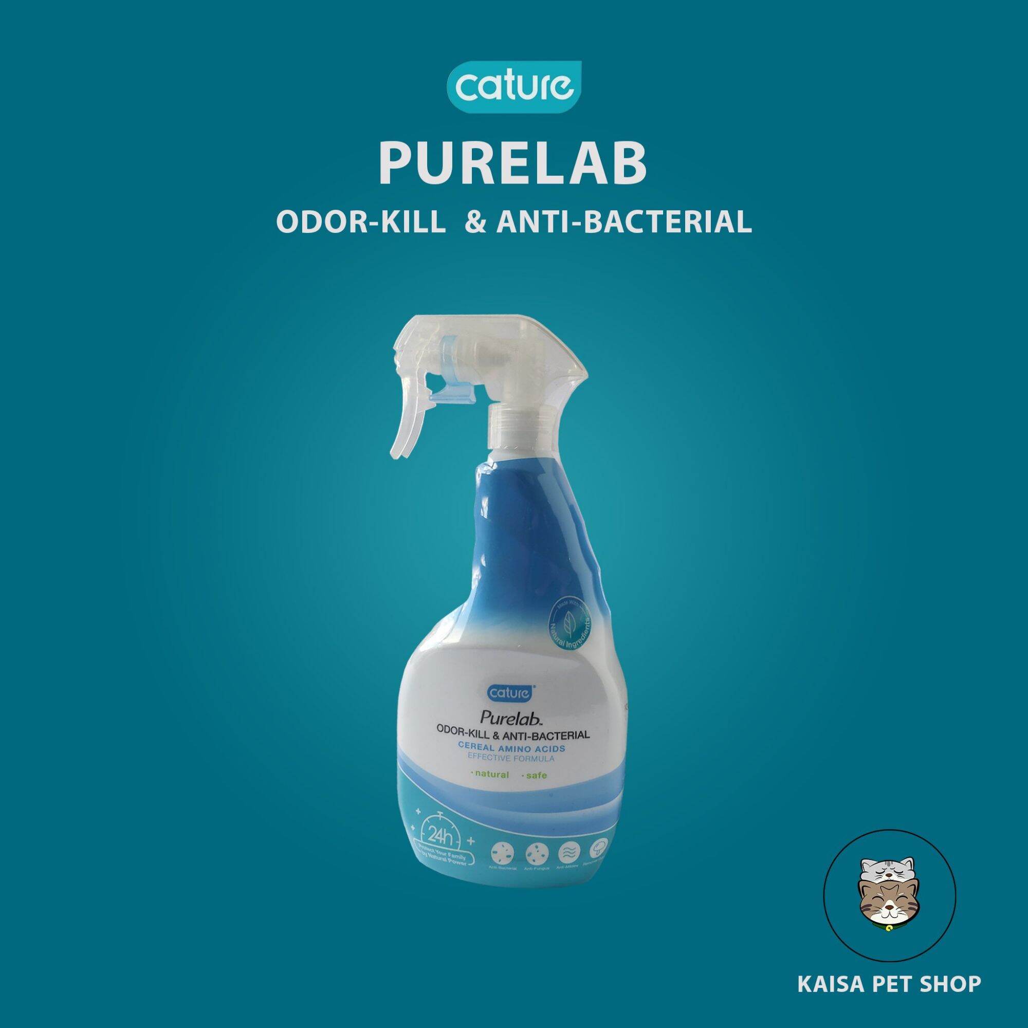 Cature Purelab - diệt mùi và chống khuẩn chai 500mL