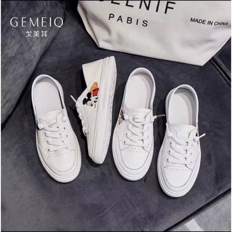 Giày nữ đi được 2 kiểu, dáng micky hàn quốc, kiểu dáng thể thao trẻ trung