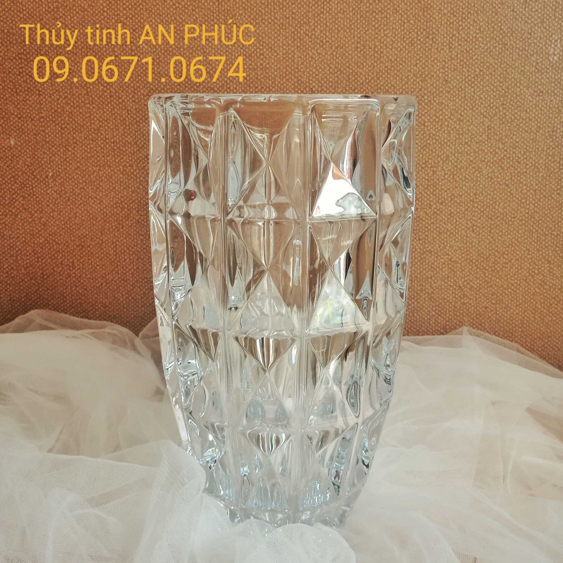 Lọ hoa thủy tinh cao cấp size lớn